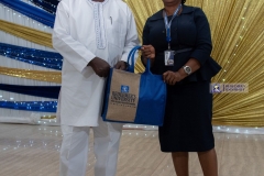 The-Deputy-Vice-Chancellor-presenting-university-souvenir-to-Prof.-Siyan-Oyeweso